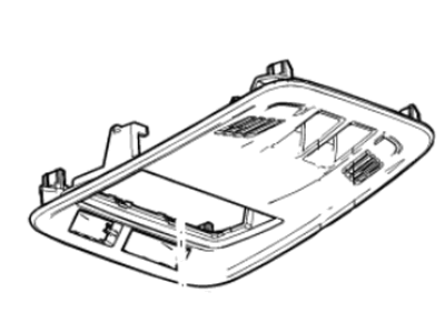 Chevy 23366077 CONSOLE,ROOF(INCLUDES 4)(BLACK)