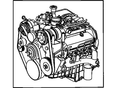 Oldsmobile 12491865 ENGINE,GASOLINE (SERVICE)(SEE ADDITIONAL INFORMATION ICON)(REMANUFACTURED-NOT FOR SALE WHERE IMPORTS ARE RESTRICTED)