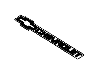 Chevy 10103250 Nameplate