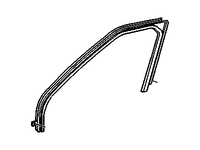 2000 Pontiac Grand Prix Door Seal - 10319853