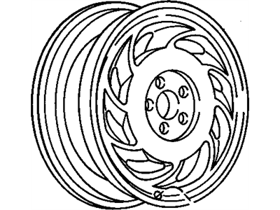 1995 Chevy Corvette Spare Wheel - 10180882