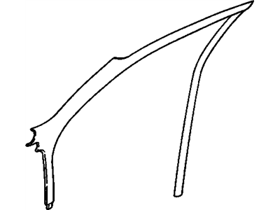 22642187 GM Windshield Pillar Trim, Driver Side Illustration 1 of 1
