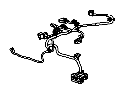 Chevy 22776295 HARNESS,PASSENGER SEAT WIRING(BUILT 1/18/11 & LATER)(FOR 1ST DESIGN SEE 20897169)