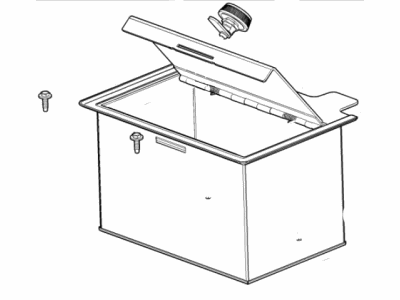 Chevy 84081567 COMPARTMENT PKG,FRONT FLOOR CONSOLE LOCKING(INCLUDES 2-4)(INSTALL 0.30)(1.0 KG)