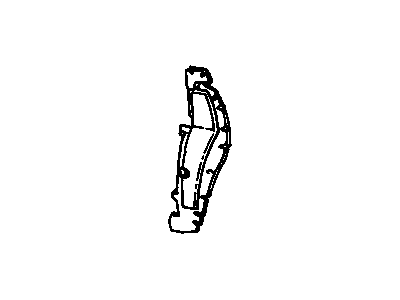 GM 10201310 Shield, Passenger Side 10201310 GM Shield, Passenger Side Illustration 1 of 1