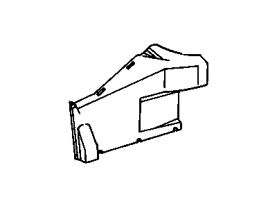 GM 10136719 Fuse Box Cover 10136719 GM Fuse Box Cover Illustration 1 of 1
