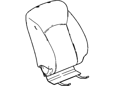 Chevy 95476782 COVER,PASSENGER SEAT BACK(TITANIUM)(BUILT WITH VINYL IN THE TOE KICK AREA)(FOR 2ND DESIGN SEE 95194110)
