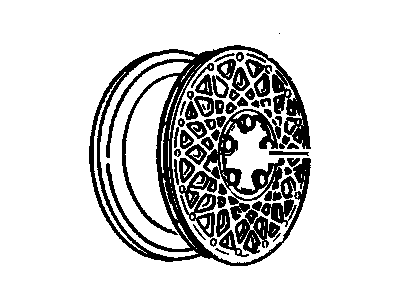 Chevy 12351641 Wheel, Alloy