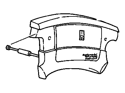 Oldsmobile 17989580 Driver Air Bag