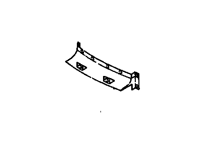 GM 22545526 Deflector 22545526 GM Deflector Illustration 1 of 1