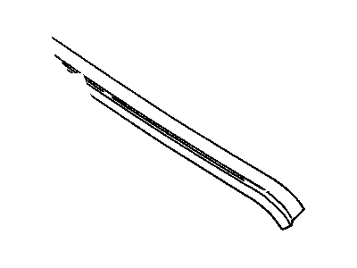 GM 12394576 Header, Black, Front Bottom Top 12394576 GM Header, Black, Front Bottom Top Illustration 1 of 1