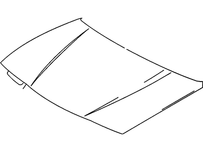 Cadillac 25670782 Hood