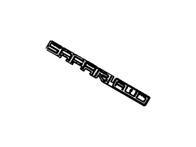 GMC Safari Emblem - 15690679