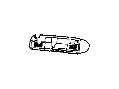 Pontiac Glove Box - 25621602