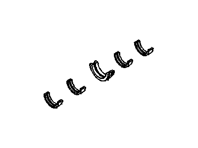 Chevy Aveo Crankshaft Thrust Washer Set - 93742706