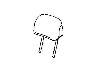Buick 26206030 RESTRAINT,REAR SEAT HEAD(SANGRIA)