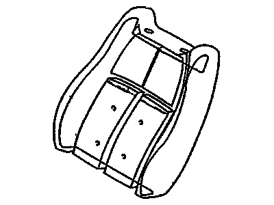 Oldsmobile 16800196 Seat Back Pad