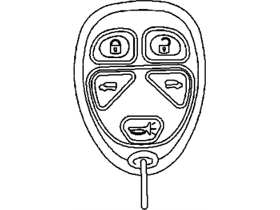 Buick 15100813 Transmitter