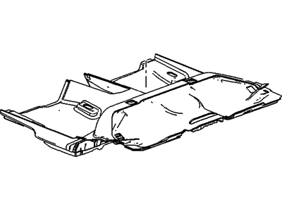 Buick 9060271 CARPET,REAR FLOOR PANEL(COCOA)