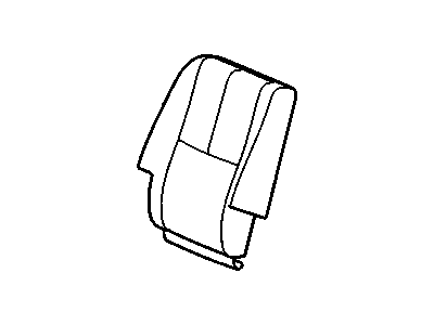 Chevy 25931398 COVER,REAR SEAT BACK(TITANIUM)