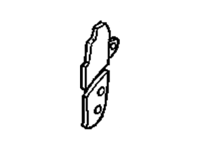 Chevy 12385449 HINGE,3RD ROW SEAT