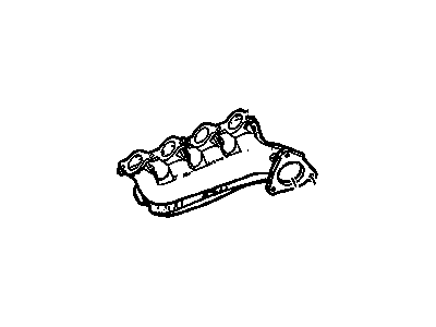 Hummer 12616286 MANIFOLD,EXHAUST(SEE GROUP 00.000 "ENGINE ASM-MANIFOLD & FUEL PARTS" FOR DETAILED ILLUSTRATED VIEW)(INCLUDES SHIELD,BOLTS)