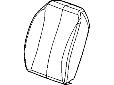 Chevy 20823562 COVER,DRIVER SEAT BACK(CASHMERE)(FOR 2011-12 SEE POINT# 20921050)