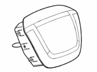 Chevy 84621131 AIRBAG,STEERING WHEEL(BLACK)(CHEVROLET GOLD BOWTIE ELB)(FOR VEHICLES WITH 2 PINION MOUNTED DRVRS AIRBAG)(FOR 2ND DESIGN SEE 84549060)