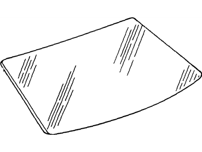 Buick 10271136 Rear Glass