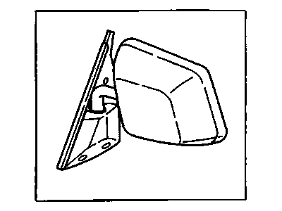 GMC Syclone Side View Mirrors - 15642571