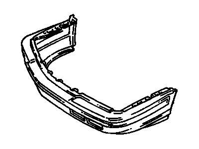 Chevy 16520556 Bumper Cover