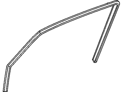 Pontiac Sunbird Window Channel - 20362463