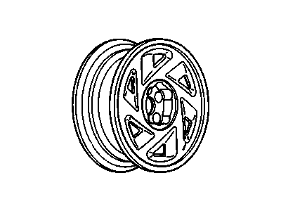 Oldsmobile Cutlass Supreme Spare Wheel - 12510323