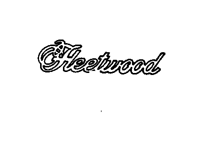 Cadillac 25550510 Nameplate