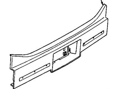 Cadillac 20644831 Finish Panel
