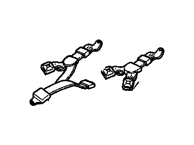 1992 Buick LeSabre Seat Belt - 12517766