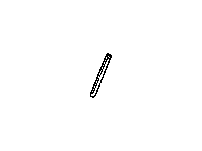 GM 20360306 Reveal Molding, Black, Rear Passenger Side 20360306 GM Reveal Molding, Black, Rear Passenger Side Illustration 1 of 1