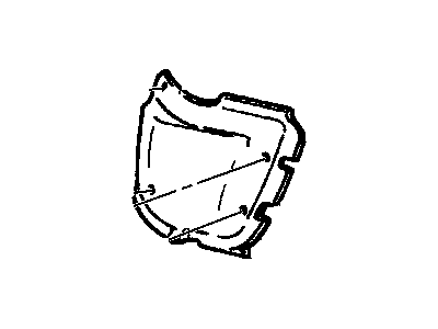 Cadillac 25684370 Cover Extension