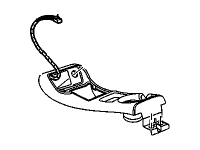 Pontiac 10297910 Upper Console