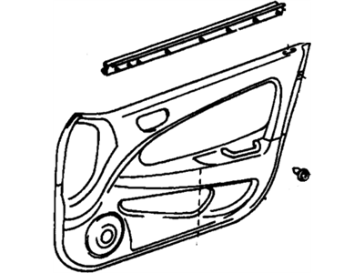 Chevy 16636482 Door Trim Panel