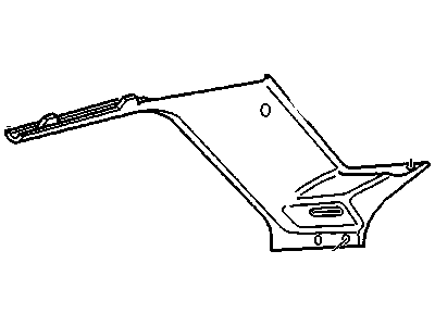 Chevy 10223452 Quarter Trim