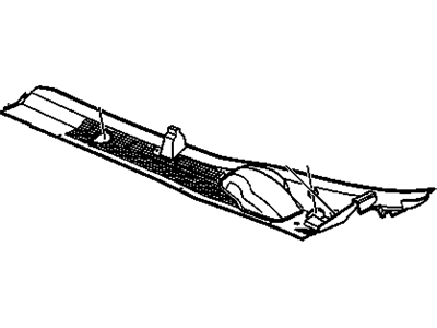 Pontiac 10327412 Cowl Grille