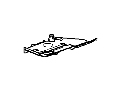 Chevy 22876693 INSULATOR,INSTRUMENT PANEL LOWER TRIM PANEL(BLACK)