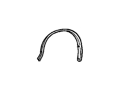 12394450 GM Wheel Opening Molding, Front Passenger Side Illustration 1 of 1