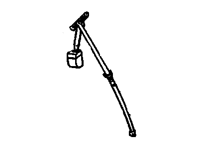 2001 Cadillac Catera Seat Belt - 09193951