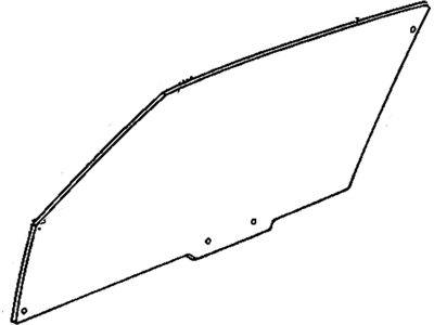 Cadillac 20340680 Glass