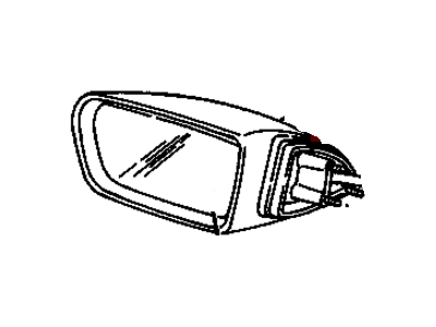 Chevy Beretta Side View Mirrors - 17800698