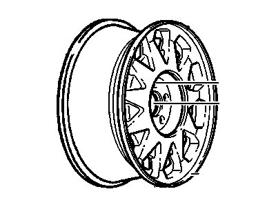 Cadillac DeVille Spare Wheel - 9592893