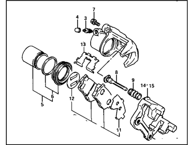 1998 Chevy Tracker Brake Calipers - 30019522