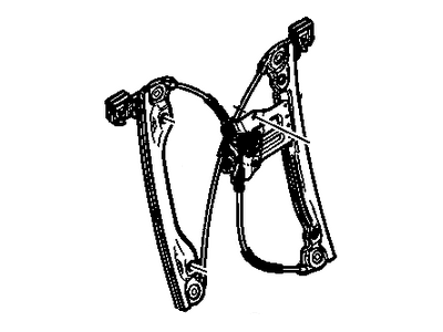 2015 Chevy Cruze Window Regulator - 95382561